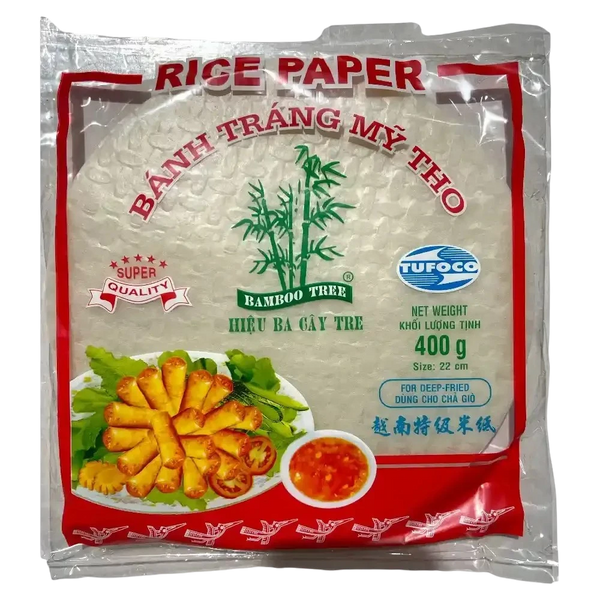 Reispapier (rund) für Frühlingsrolle 22cm 400g