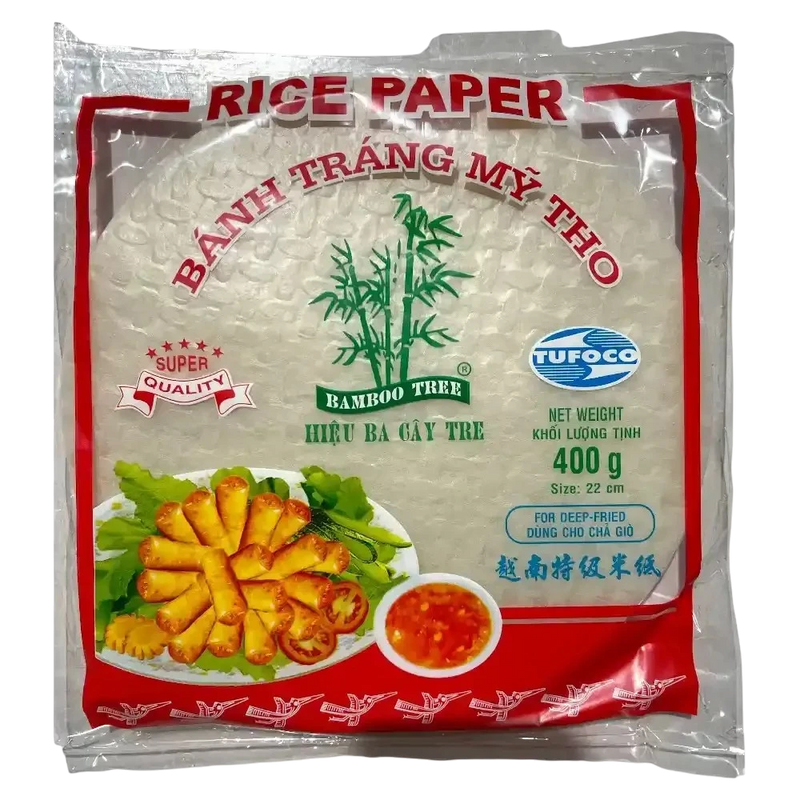 Reispapier (rund) für Frühlingsrolle 22cm 400g