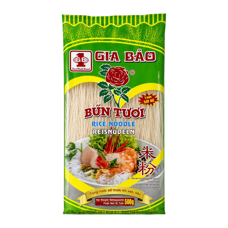 Reisnudeln Gia Bao 1,2mm-mittlere 500g
