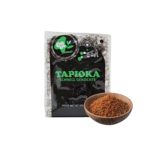 Schnellgekochtes Tapioka-Geschmack mit braunem Zucker 1kg (Trân châu)