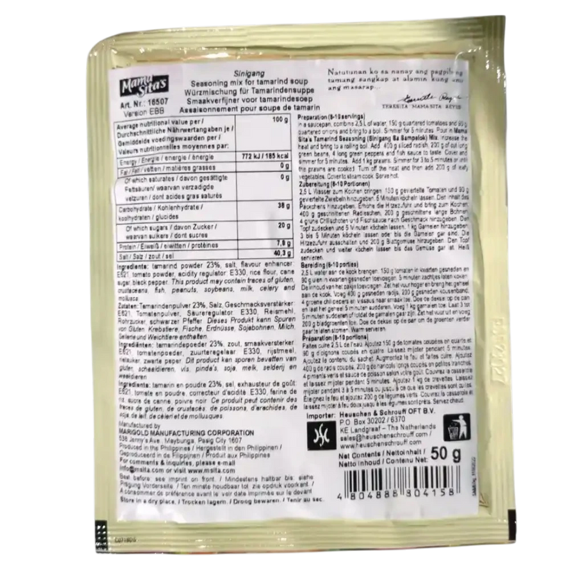 Sinigang Sa Sampalok Tamarind Gewürzmix 50g