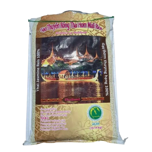 Thai Premium Reis Hom Mali 18kg (Gạo thuyền rồng)