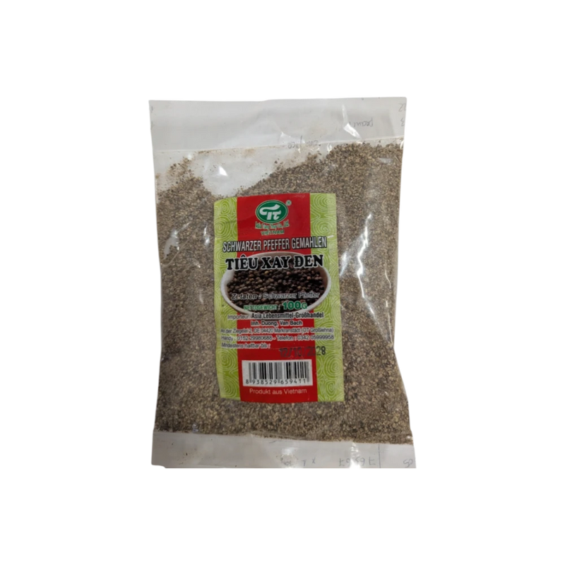 Schwarzer Pfeffer gemahlen 100g (bot tieu xay den)