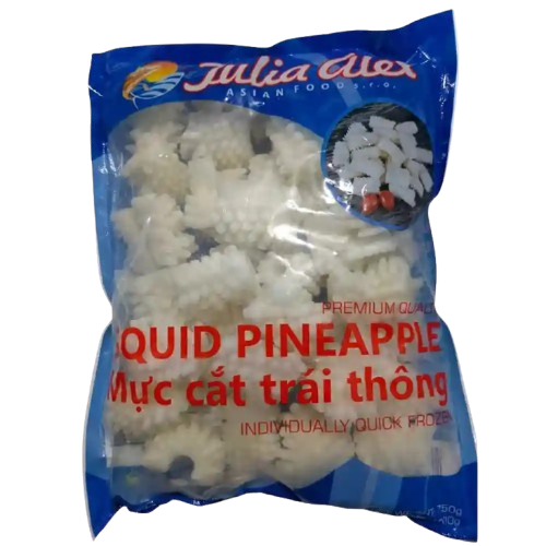 Tintenfisch/pazifischer Kalmar "Ananasschnitt" 1kg (Mực trái thông)